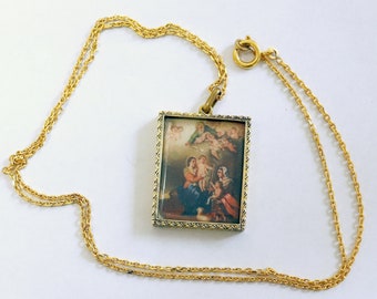 19th Cent. Medal Masterpiece V. Fine Miniature Hand Painting in 18k Gold Frame