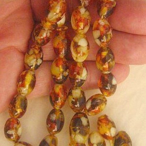 Prayer Beads Tesbih Gebetskette Real Cognac Amber + Mother of Pearl Fantastic buy New Material