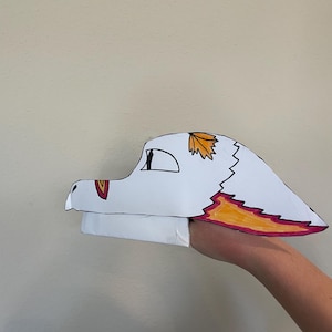 Autumn dragon puppet
