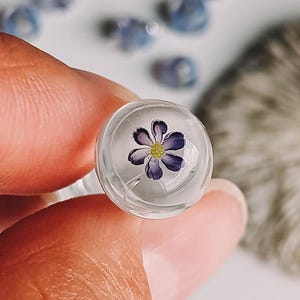 Complex glass flower murrine Lampwork materials Murrini pointed COE 104
