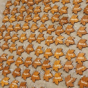 Fall Leaf Wine Charms, Fall Wine Glass Charms, Thanksgiving Wine Charms, Maple Leaf Wine Charms, Wine Charms Personalized