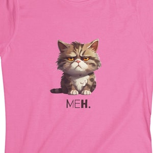 MEH Cat Graphic Tee: Women&#39;s Snarky Softstyle T-Shirt
