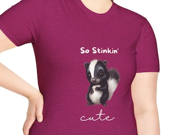 Skunk Graphic T-Shirt, entzückendes Unisex-T-Shirt