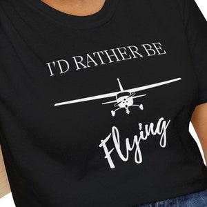 Airplane Graphic Tee Shirt, Flying T-Shirt, Pilot Shirt, Aviation Top