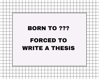 Funny PhD Thesis Sticker - Graduation Gift, Vinyl Decal