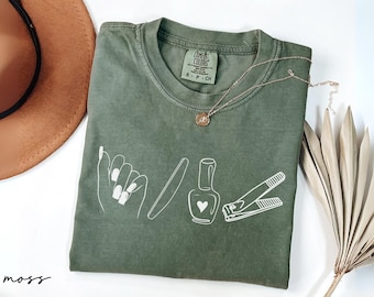 Nail Tech Shirt, Gift For Nail Tech, Nail Salon TShirt, Nail Artist Gift, Nail Technician, Nail Salon Gift,Manicurist Appreciation Grad Gift