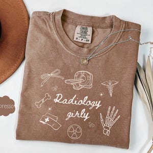 Radiology Comfort Colors Shirt, Rad Tech Technologist Gifts Tee, Radiology XRAY Nurse, Xray Tech Graduation Gift, Radiology Technician Shirt