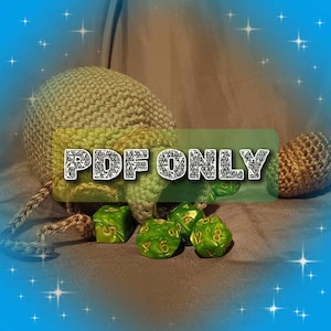 Potion Bottle Dice Bag crochet pattern