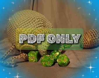 Potion Bottle Dice Bag crochet pattern