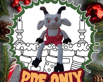 Krampus on the Mantle Crochet Pattern