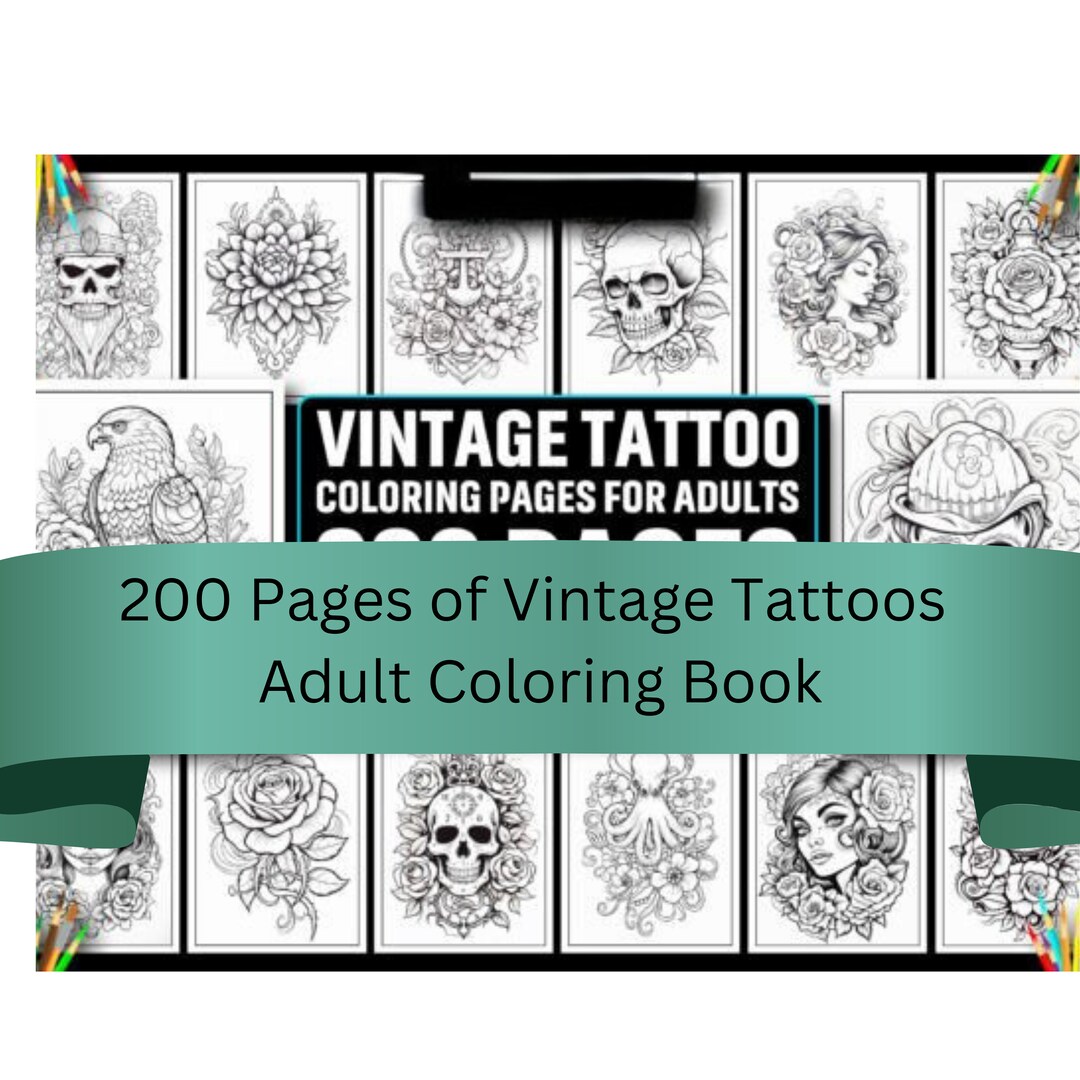 Adult Coloring Book Pages - Etsy