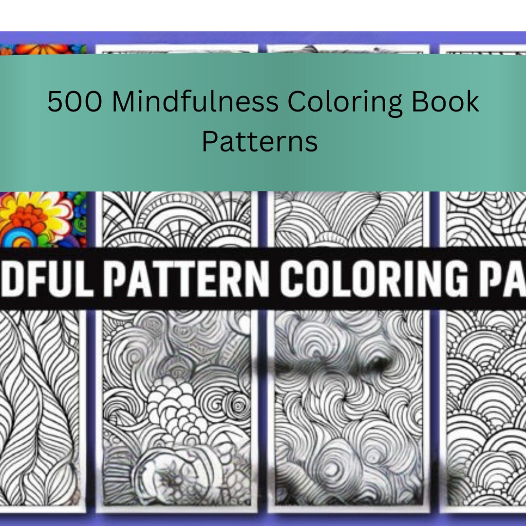 Adult Coloring Book Pages - Etsy