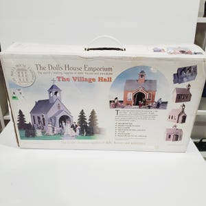 Wood Doll House Kit The Doll House Emporium The Village Hall 1:12 Scale