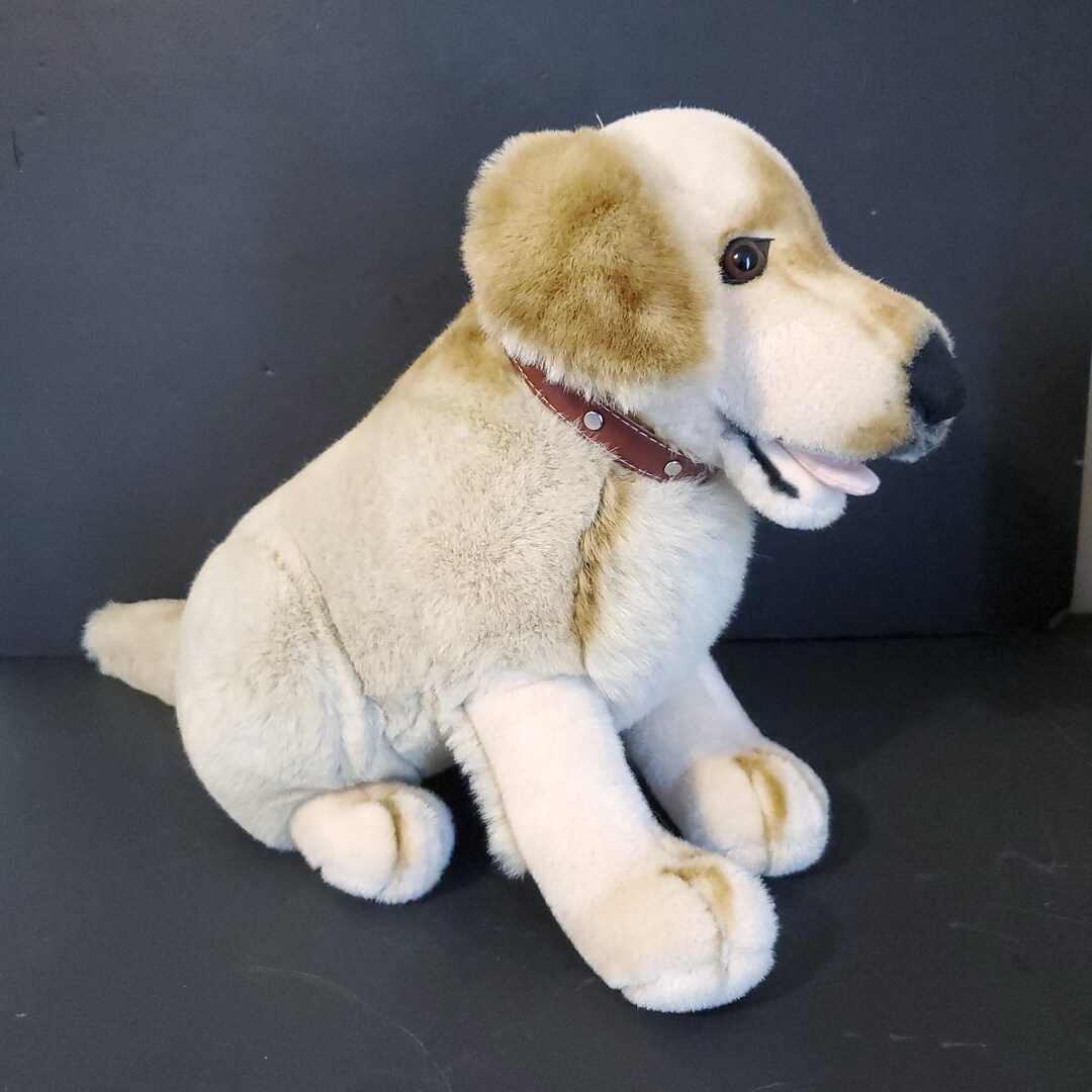 FAO Schwarz Dog Plush Golden Retriever Tan Labrador Puppy Dog Stuffed Animal Large 16 Plushie Etsy