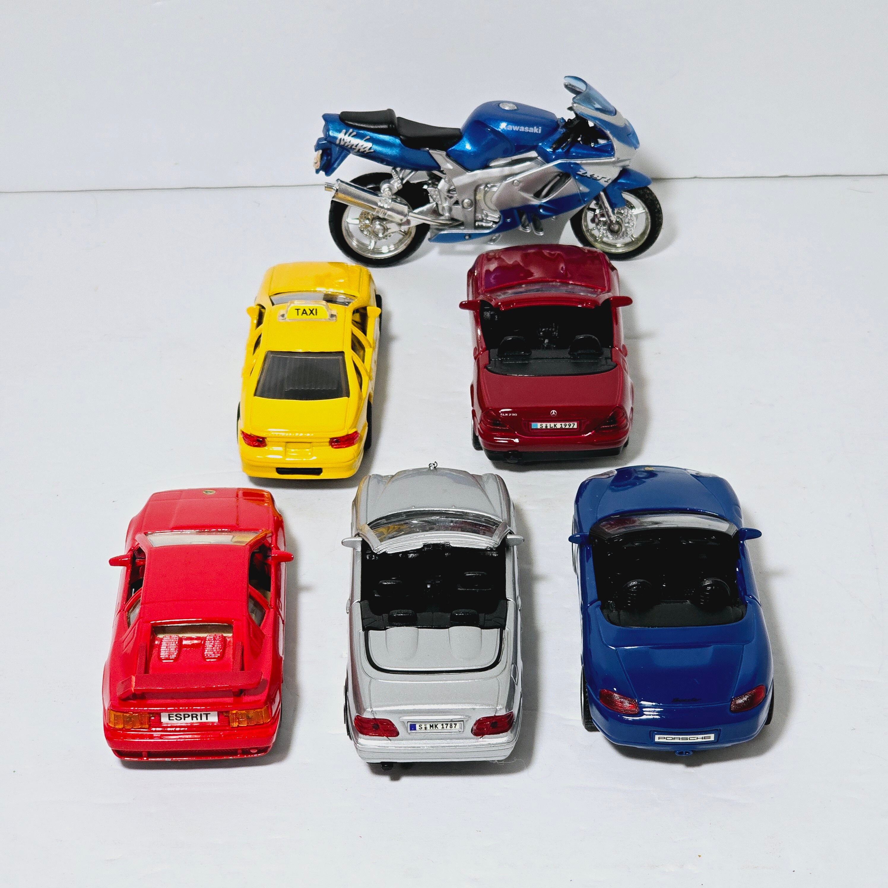 Maisto Cars and Bike and 1 Taxi Car Set of 5 Diecast - Etsy Canada