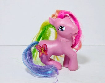 2003 My Little Pony Crystal Princess Wind Drifter Raised 3D Butterfly Figure Toy
