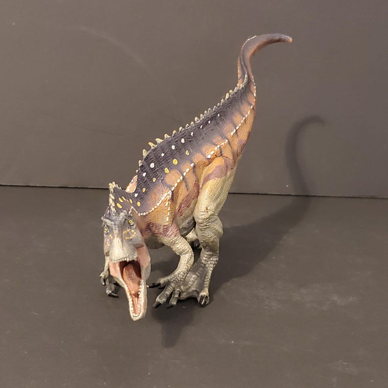 Papo Figura Dinosauro Acrocanthosaurus 55062 - Teropode 12m, Colore Marrone, Giocattolo Collezionabile - 2