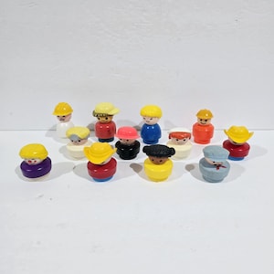 Vintage Fisher Price People 1990s lot of 12