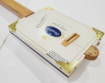 Guitar Cigar Box Handmade with Dunhill Aged Cigar Box