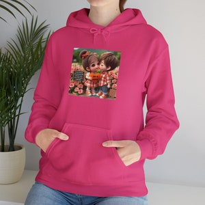He&#39;s Mine Couple Hoodie Gift for Girlfriend, Matching Hooded Sweatshirts, Relationship Anniversary Present, Valentine&#39;s Day Gift,