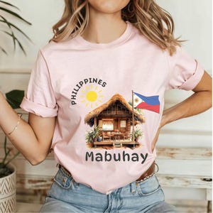 Unisex Philippines Mabuhay/Comfort Colors / Philippines Flag Shirt/cultural design