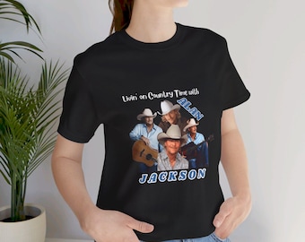 Alan Jackson T-Shirt: Livin&#39; On Country Time, Music Lover Tee