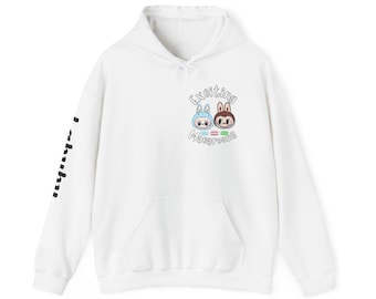 Labubu Macaroon Unisex Hooded Sweatshirt
