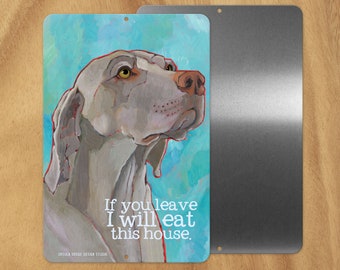 Weimaraner metal,coworker gift,hostess gift,housewarming gift,graduation gift,thank you gift,in memory of,thinking of you,stocking stuffer