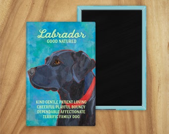 Labrador retriever magnet,coworker gift,hostess gift,housewarming gift,student gift,thank you gift,thinking of you,in memory of