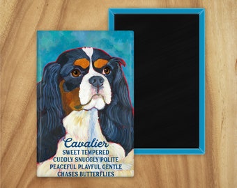 Cavalier King Charles Spaniel magnet,coworker gift,stocking stuffer,hostess gift,housewarming gift,graduation gift,in memory of,thank you