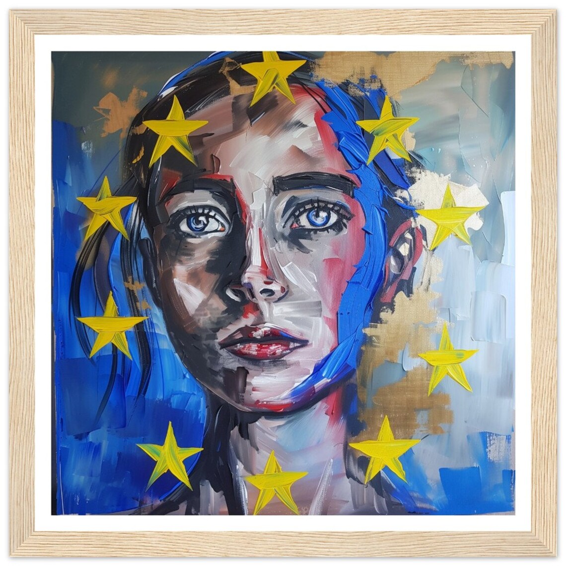 United in Diversity: Proud EU Citizen Classic Matte Paper Wooden Framed ...