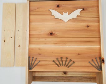 2 Chamber Bat House 17.5in x 13.5in x 4in - 3 Chamber Bat Nursery - 23.5in x 17.5in x 5.5in - Large Bat Box