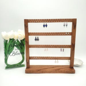 Tabletop Earring Display - Earring Organizer, Jewelry Organizer, Earring Holder Stand, Earring Rack, Jewelry Stand, Jewelry Storage