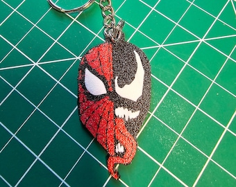 Venom-Spiderman 3D Printed Keychain