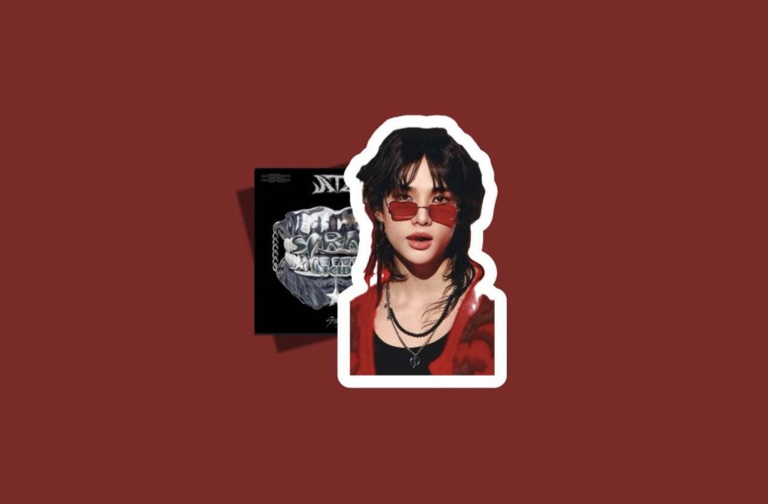 Chk Sticker Stray Kids Hyunjin Chk Chk Boom Vinyl Sticker | Kpop ATE Era Decal ...