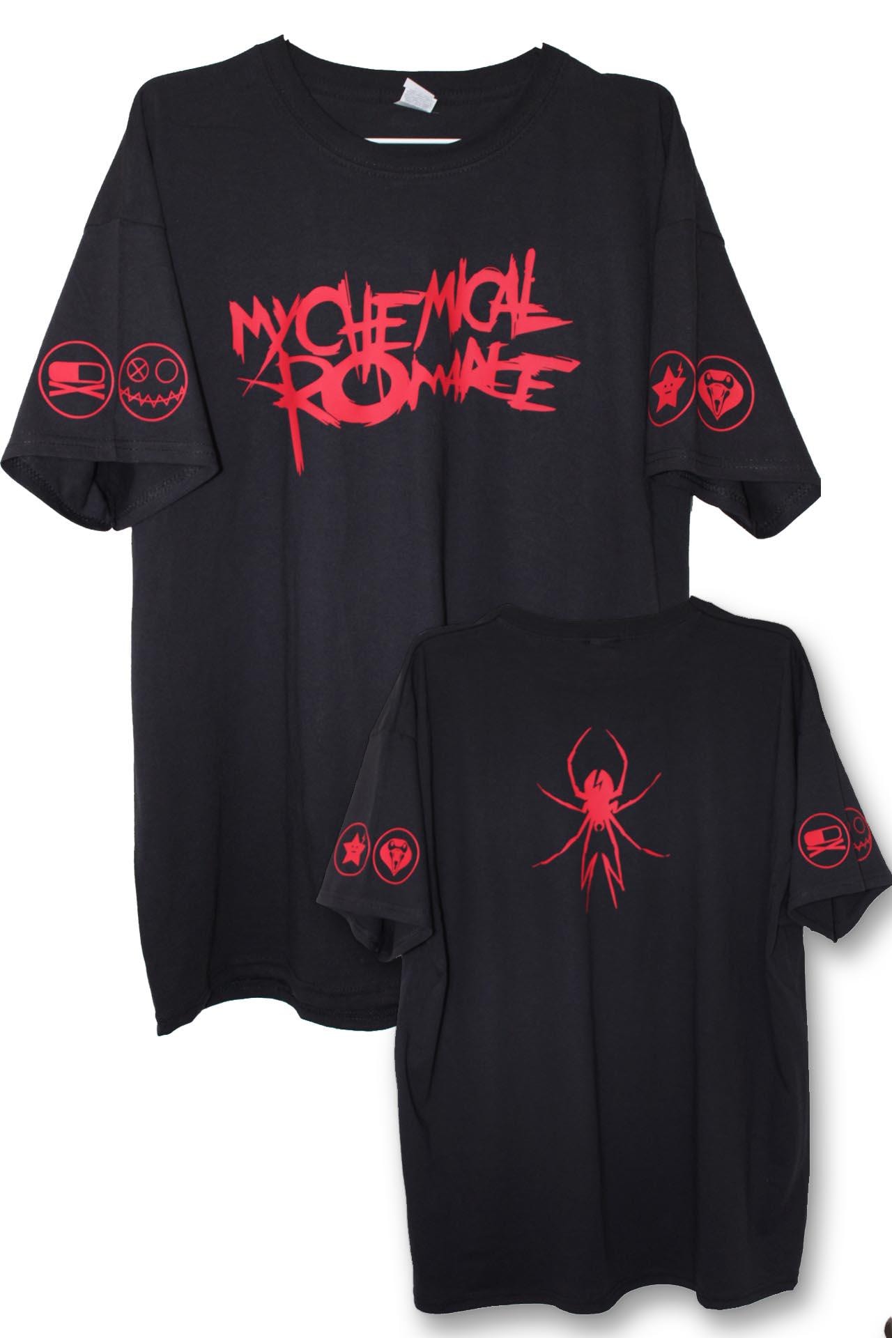 My Chemical Romance Spider – Maglietta Ufficiale Unisex – Uomo – Colore: Come Da Foto – Taglia XX-Large