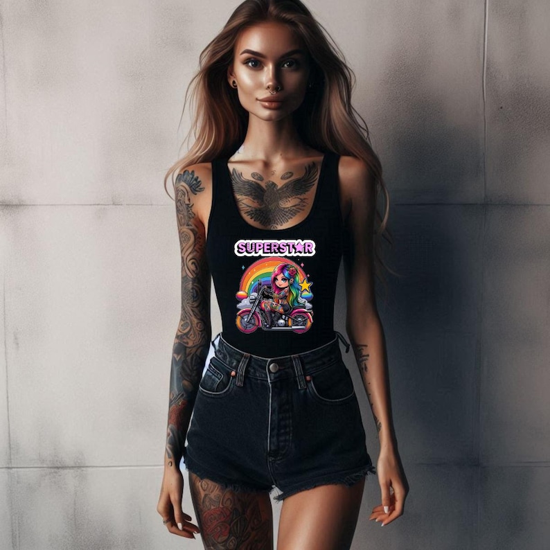 Next Level Apparel Women's Ideal Racerback Tank - Soft Cotton Blend, Pink-Black, XX-Large Size - View #3