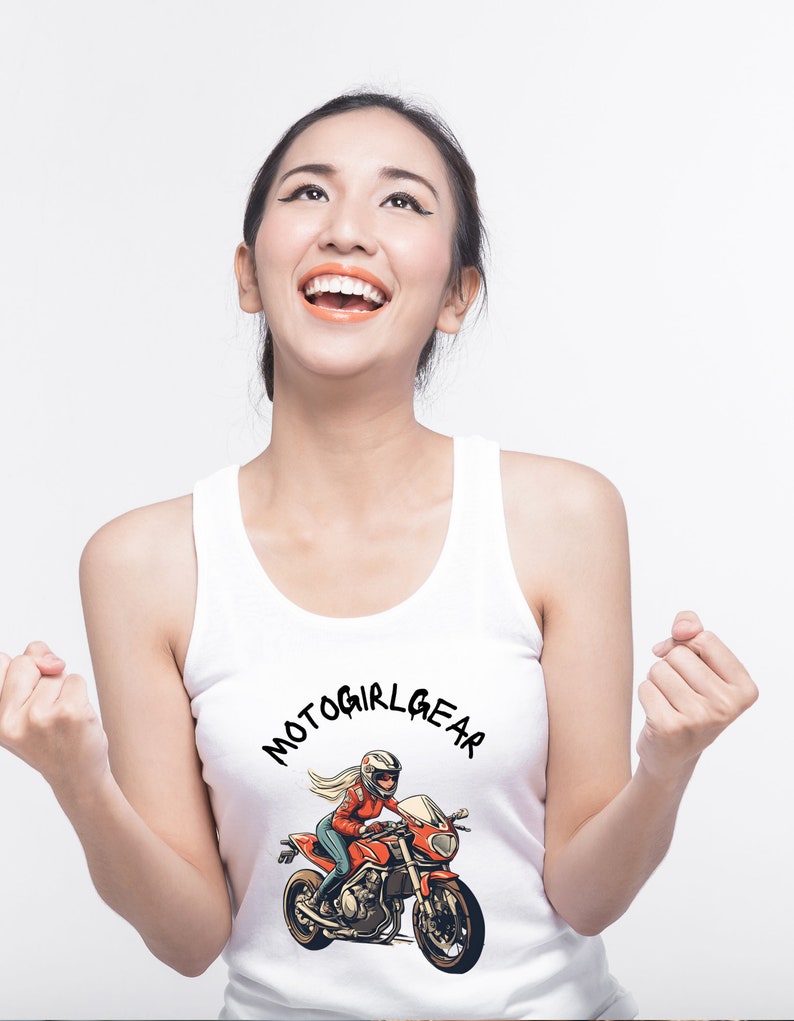 Victory Motorcycle Women's Grey Logo Tank Top - Sleeveless, Small, Official Polaris Gear