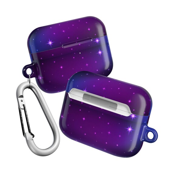 Purple Galaxy Buds Bts Case Galaxy AirPod Case Space Themed