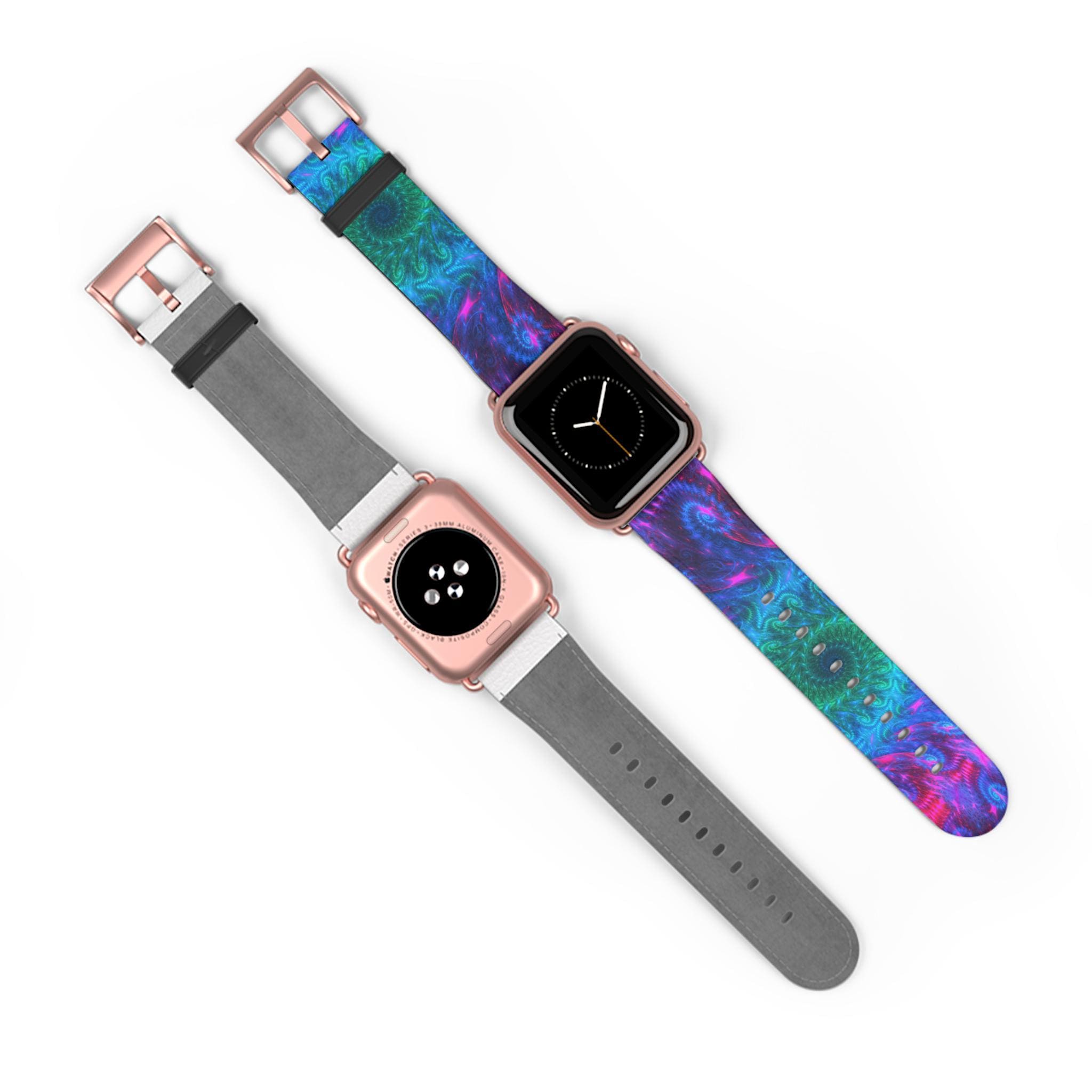 Tie Dye Apple Watch Band Ocean Green Tie Dye Apple Watch Band
