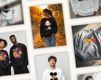 Paquete de maquetas de sudaderas: 20 plantillas Canva 4K (descarga digital)