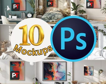 10 Stunning Vintage & Boho Photoshop Mockups - Effortless Wall Frames for Designers