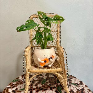 Vintage Mini Wicker Chair