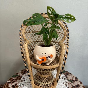 Mini Peacock Wicker Chair