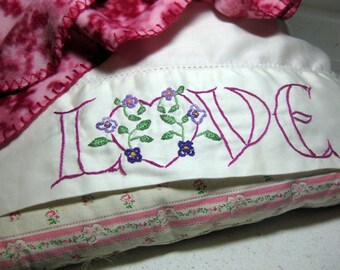 LOVE embroidery pattern