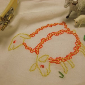 Feed My Lambs Embroidery Pattern