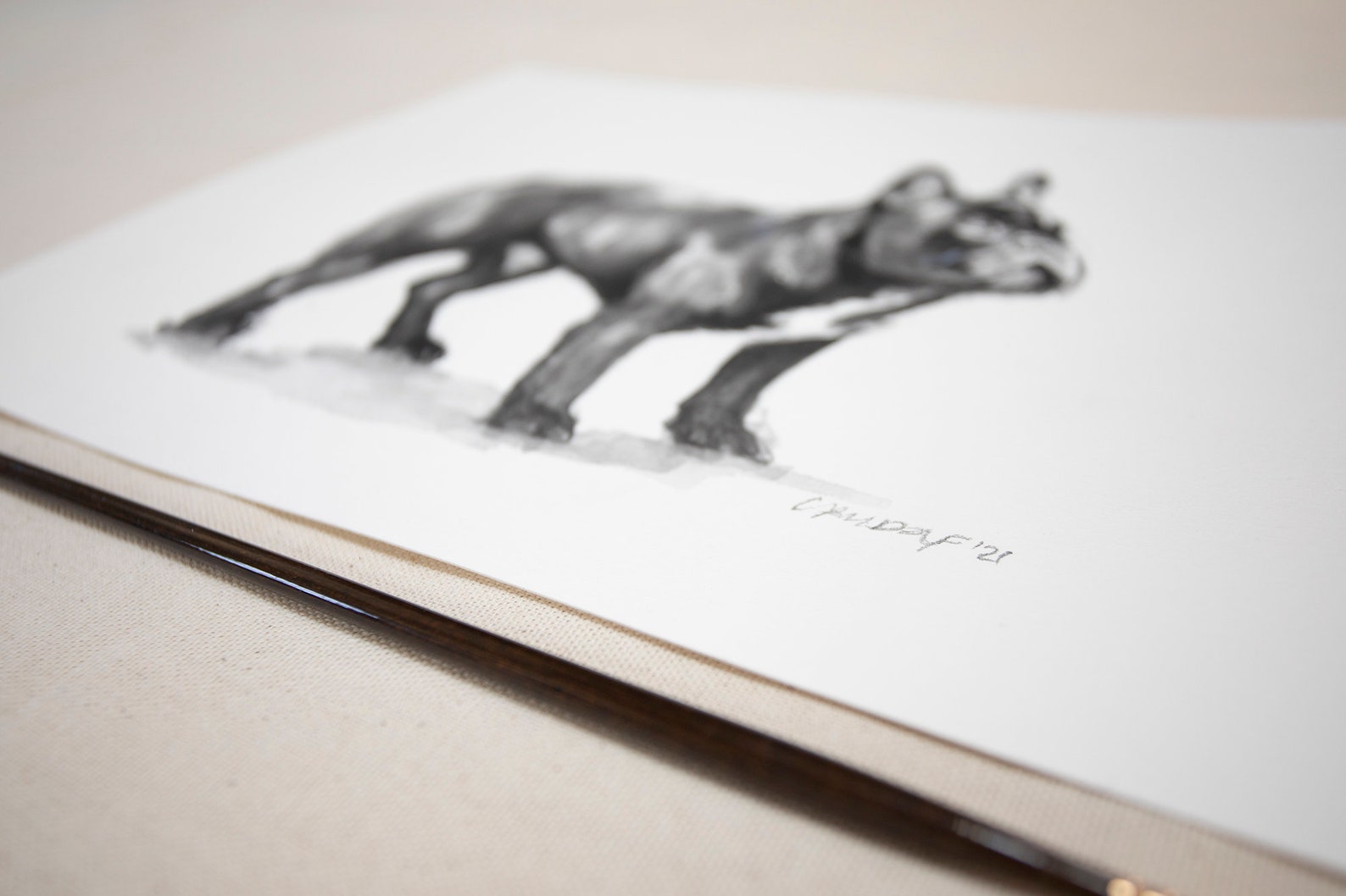 French Bulldog Dog Art Portrait Print of an Original Watercolor ...