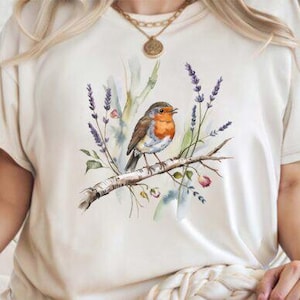 Bird T-Shirt, Bird Lover Tee, Gift for Birdwatchers, Nature Shirt, Cute Bird Shirt, Nature Lover Shirt, Animal Lover Shirt, Bird Shirt