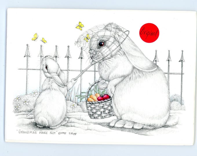ORIGINAL Drawing by Sue Rupp, Print Name 