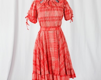 60s Western Square dance Dress